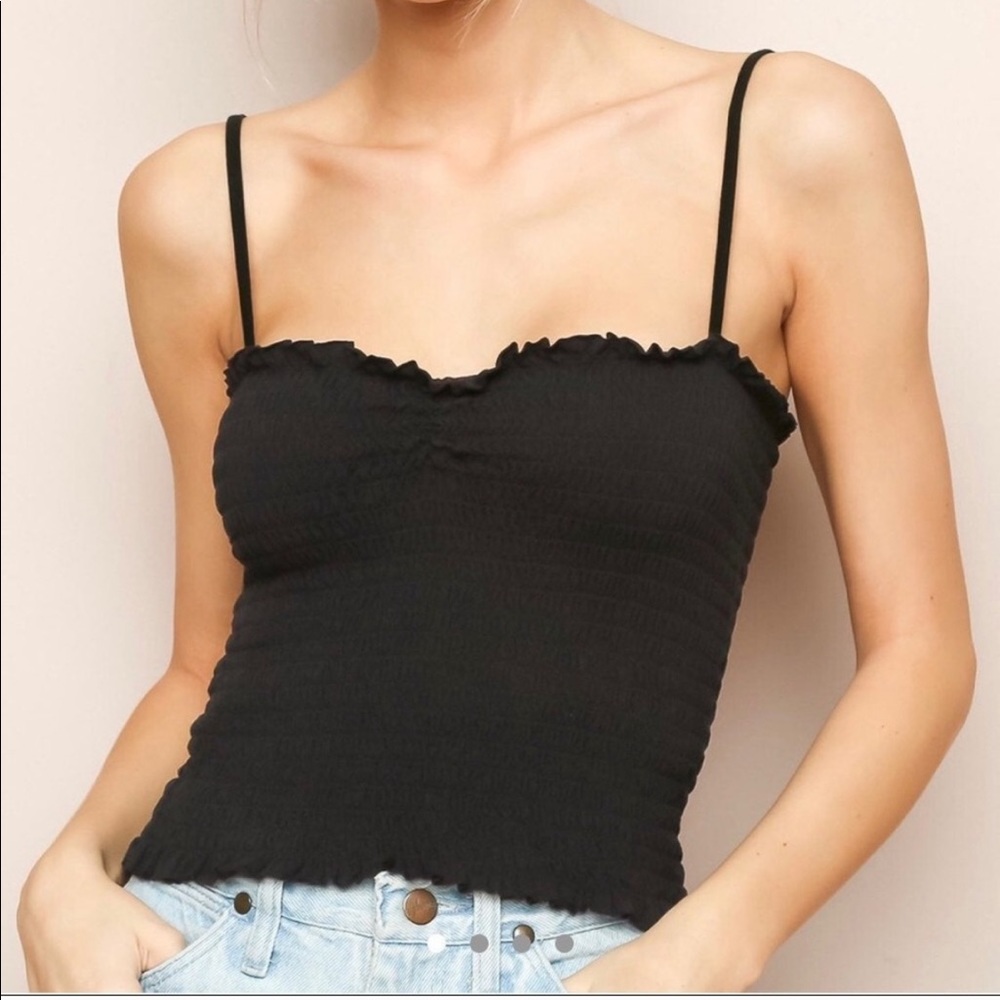 brandy melville ruched tank